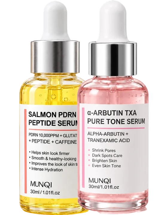 Pink Venom Tono: Sérum PDRN + sérum arbutina